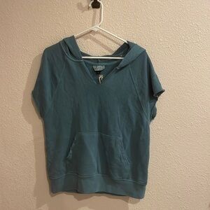 MWT UNIVERSAL THREADS WOMENS SMALL S TEAL COLOR PULL OVER TOP​​​​​​